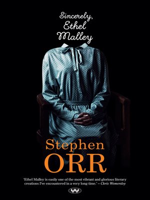cover image of Sincerely, Ethel Malley